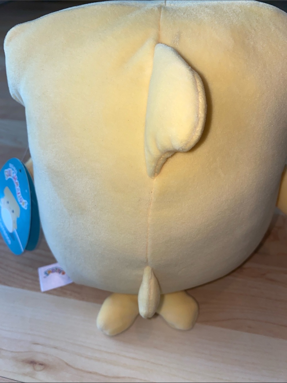 Squishmallows 9” Yellow Terrence Shark Plush with White Belly - Picture 3 of 6
